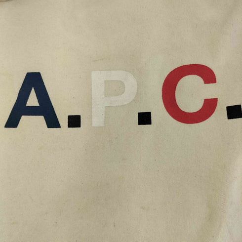 アーペーセー A.P.C. ロゴプリント トートバッグ メンズ