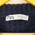 ザラ ZARA ドッキング デニム ケーブルニット レディース import:S