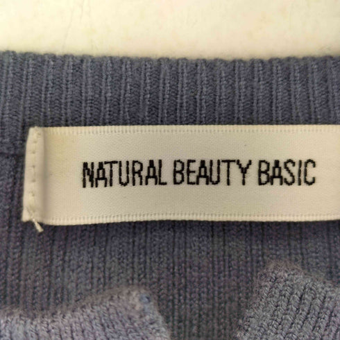 ナチュラルビューティーベーシック NATURAL BEAUTY BASIC ハトメネックニット レディース M