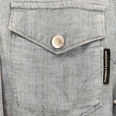 ドルチェアンドガッバーナ DOLCE&GABBANA シャンブレーウエスタンシャツ レディース XS