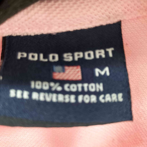 ポロスポーツラルフローレン POLO SPORT RALPH LAUREN ポニー刺繍 鹿の子 ポロシャツ レディース JPN:M