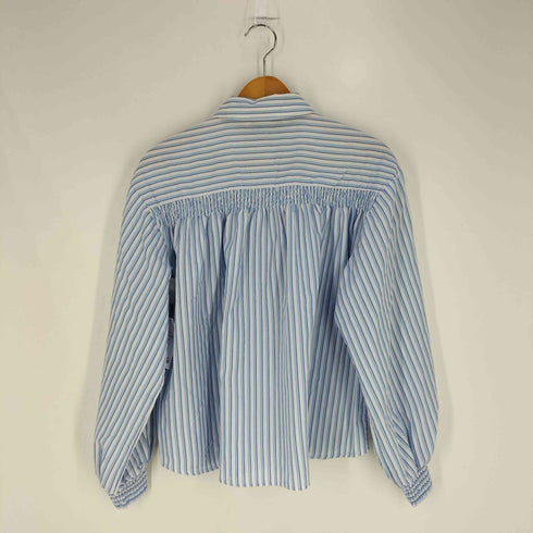 ザラ ZARA シャーリング ストライプ シャツ レディース import:S