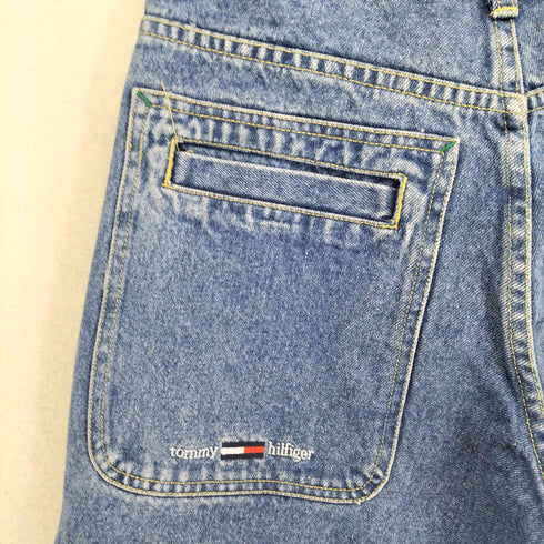 トミーヒルフィガー TOMMY HILFIGER ポケット刺繍バギーデニムパンツ レディース 5