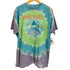 リキッドブルー LIQUID BLUE ダブルステッチ タイダイ染バンドTシャツ メンズ import:XL