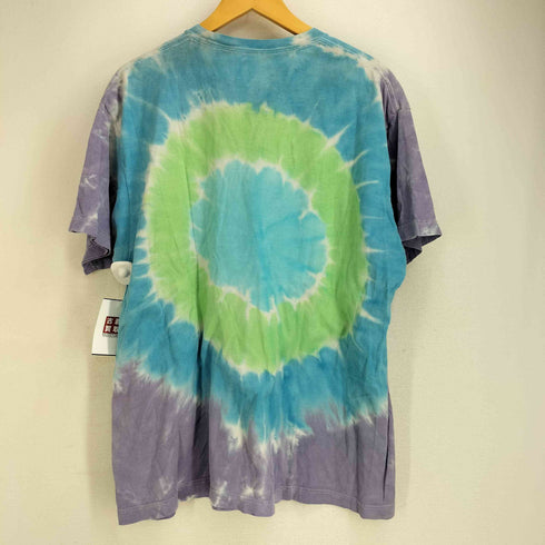 リキッドブルー LIQUID BLUE ダブルステッチ タイダイ染バンドTシャツ メンズ import:XL