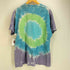 リキッドブルー LIQUID BLUE ダブルステッチ タイダイ染バンドTシャツ メンズ import:XL