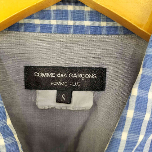 コムデギャルソンオムプリュス COMME des GARCONS HOMME PLUS 08SS スーパーインポジション期 チェック切替シャツ メンズ JPN:S