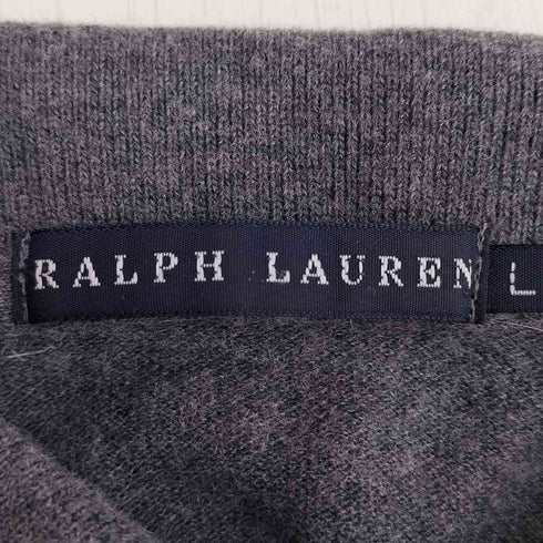 ラルフローレン RALPH LAUREN ポニー刺繍 ウール混 コットンニットポロシャツ レディース JPN:L