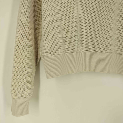ビューティーアンドユースユナイテッドアローズ BEAUTY & YOUTH UNITED ARROWS コットンメッシュクルーネックロングスリーブニット レディース