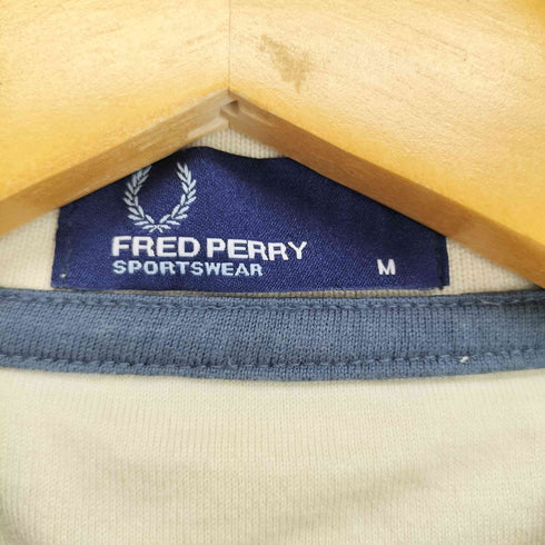 フレッドペリー FRED PERRY カットソー生地 ボーダーポロシャツ メンズ M