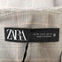 ザラ ZARA チェック柄 テーラードジャケット テーパード スリット パンツ セットアップ レディース 38