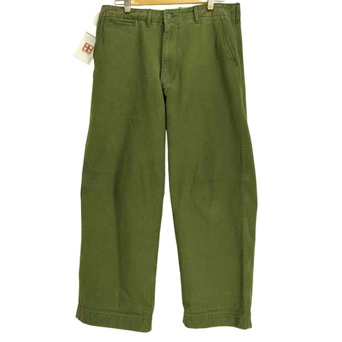 ビームスプラス BEAMS+ MIL Trousers Herringbone(ミリタリートラウザーズ) メンズ JPN:L