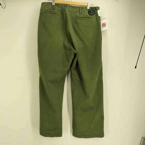 ビームスプラス BEAMS+ MIL Trousers Herringbone(ミリタリートラウザーズ) メンズ JPN:L