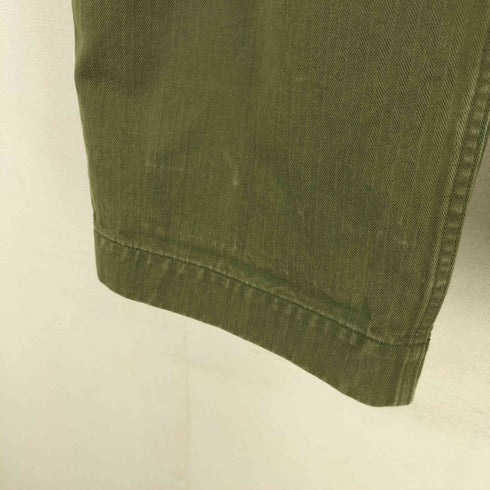 ビームスプラス BEAMS+ MIL Trousers Herringbone(ミリタリートラウザーズ) メンズ JPN:L
