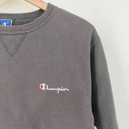 チャンピオン Champion USA製 前V スクリプトロゴ刺繍 スウェット メンズ import:M