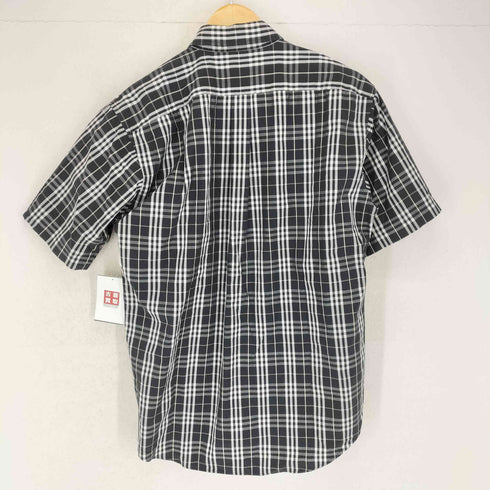 バーバリーロンドン BURBERRY LONDON チェック柄半袖シャツ メンズ L