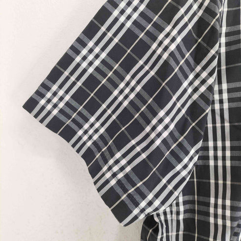 バーバリーロンドン BURBERRY LONDON チェック柄半袖シャツ メンズ L
