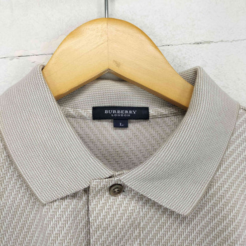 バーバリーロンドン BURBERRY LONDON 総柄ポロシャツ メンズ L