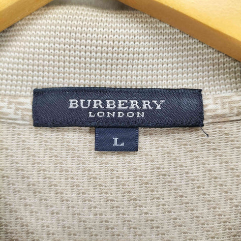 バーバリーロンドン BURBERRY LONDON 総柄ポロシャツ メンズ L