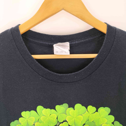 ボクハタノシイ BOKU HA TANOSII スカルクローバーTシャツ メンズ 3XL