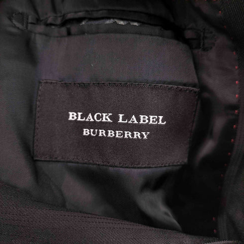 バーバリーブラックレーベル BURBERRY BLACK LABEL シャドーストライプ テーラードジャケット メンズ 40R