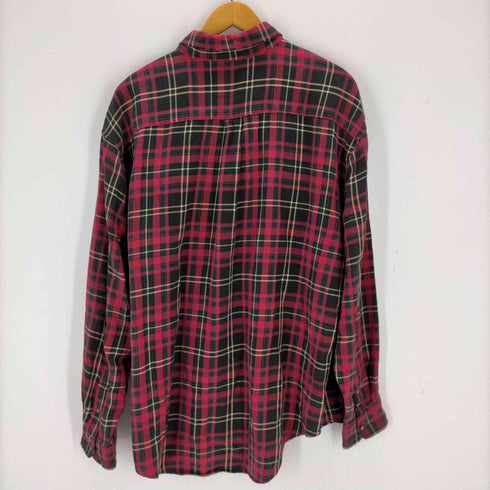 ギャップ Gap 90S 香港製 OLD 白タグ コットンチェックシャツ メンズ import:L