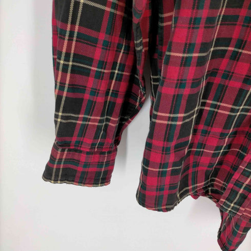 ギャップ Gap 90S 香港製 OLD 白タグ コットンチェックシャツ メンズ import:L