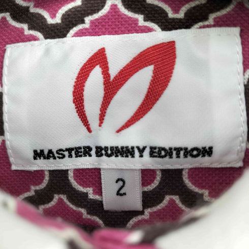 マスターバニーエディション MASTER BUNNY EDITION 総柄 S/S ポロシャツ レディース 2