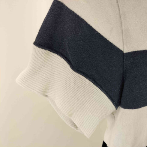 ラルフローレン RALPH LAUREN ポニー刺繍 ボーダー ラガー ポロシャツ レディース import:M