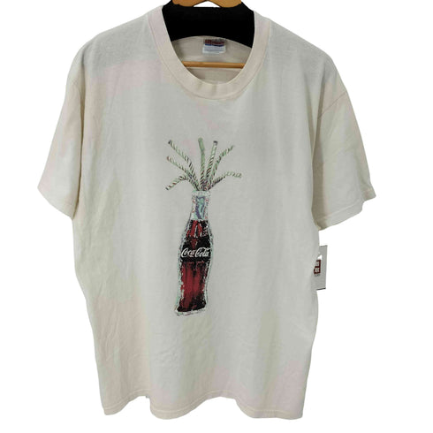 ヘインズ Hanes 90-00S USA製 S/S 企業ロゴプリントクルーネックTシャツ メンズ