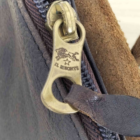 イルビゾンテ IL BISONTE フラップ オールレザーショルダーバッグ レディース