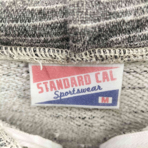 スタンダードカリフォルニア STANDARD CALIFORNIA 裏起毛 霜降り 2トーン ジップアップ パーカー メンズ JPN:M