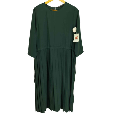 ザラ ZARA プリーツベルテッドワンピース レディース USA L