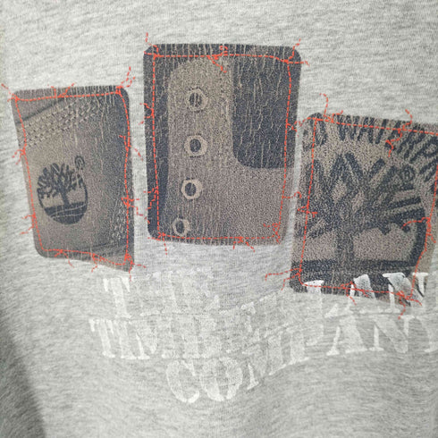 ティンバーランド Timberland 90‐00S S/S フロントデザインプリントクルーネックTシャツ メンズ import:M