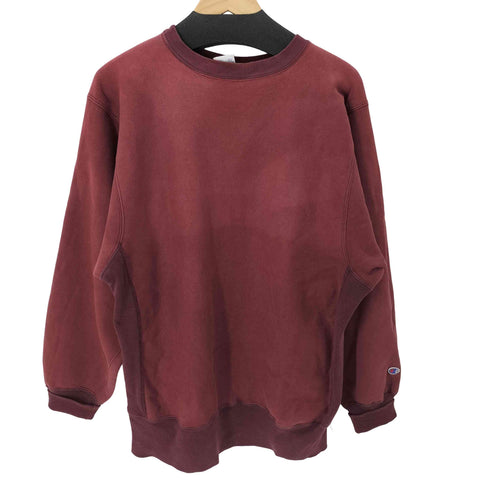 チャンピオン Champion 90S USA製 REVERSE WEAVE 目無し クルーネックスウェット メンズ import:XL