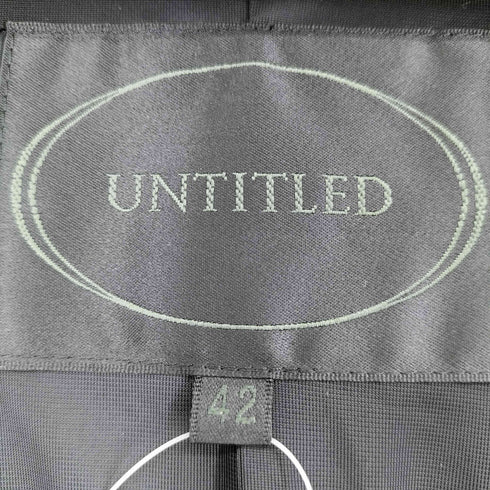 アンタイトル UNTITLED ノーカラージャケット レディース 42