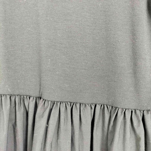 ザラ ZARA ニット切替 ドッキングニットワンピース レディース import:L