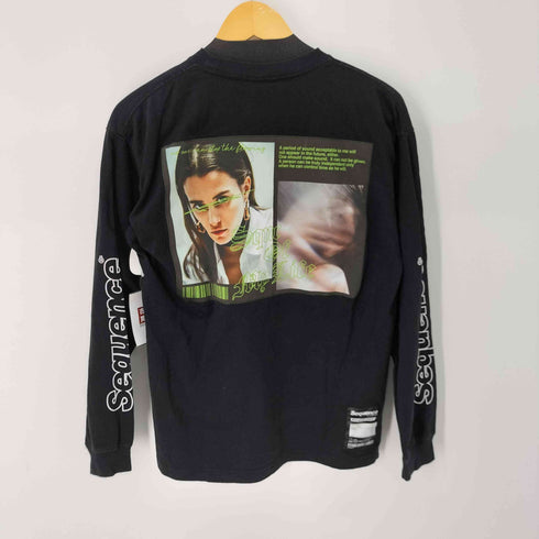 シーケンス Sequence L/S 両面デザインプリントクルーネックTシャツ メンズ import:M