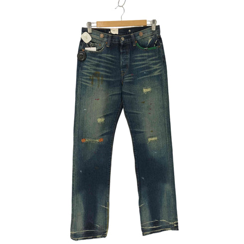 リーバイス Levis CLOT UNIONRAIL 501 ダメージデニムパンツ メンズ 30 30