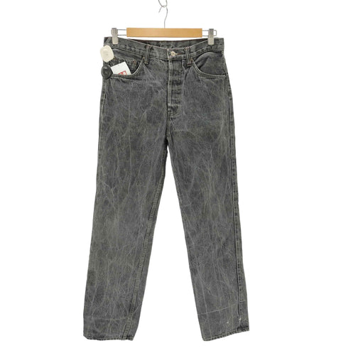 リーバイス Levis 90s USA製 501ブラックデニムパンツ ストーンウォッシュ メンズ 33 34