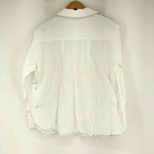 レイビームス Ray BEAMS アシンメトリービックカラーシャツ レディース