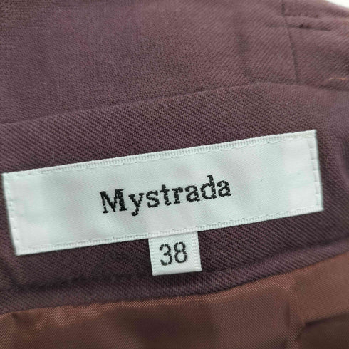 マイストラーダ mystrada チェックフレアースカート レディース 38