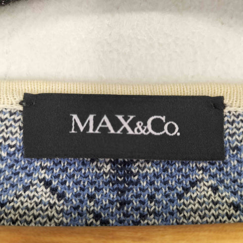マックスアンドコー MAX & CO. 総柄 ニット レディース 170/92A