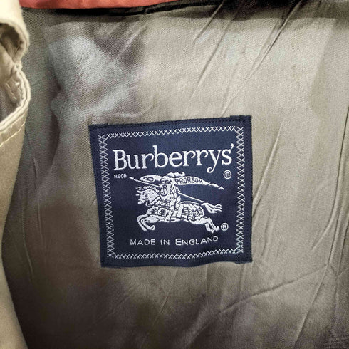 バーバリーズ BURBERRYS 80S ENGLAND製 トレンチコート メンズ