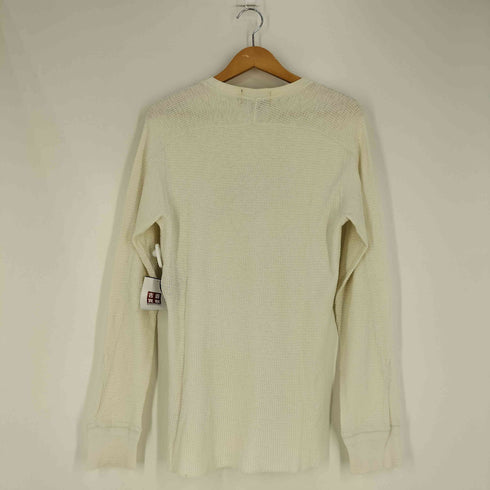 ダブルアールエルラルフローレン RRL RALPH LAUREN ロゴプリント ワッフル サーマル ロングスリーブTシャツ メンズ import:S