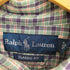ラルフローレン RALPH LAUREN 90-00s CLASSSC FIT ポニー刺繍 ボタンダウンチェックシャツ メンズ M