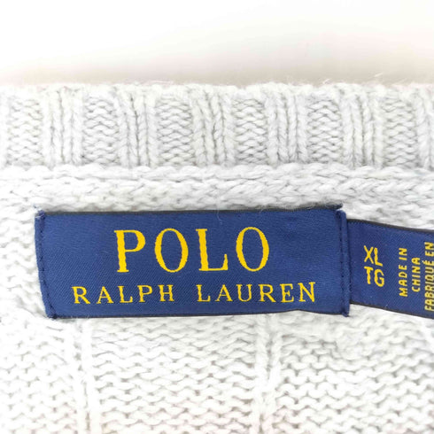 ポロラルフローレン POLO RALPH LAUREN スモールポニー刺繍 ケーブル編みニット メンズ JPN:XL