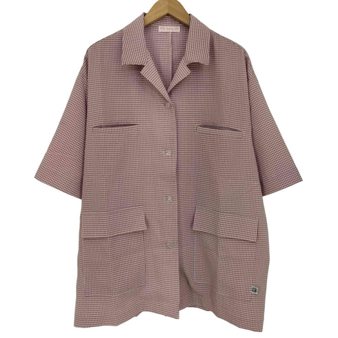 リトルサニーバイト little sunny bite オーバーサイズ ギンガムチェック シャツ レディース ONE SIZE