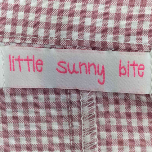 リトルサニーバイト little sunny bite オーバーサイズ ギンガムチェック シャツ レディース ONE SIZE