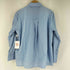 ザラ ZARA 花柄 L/S ストライプシャツ レディース import:M